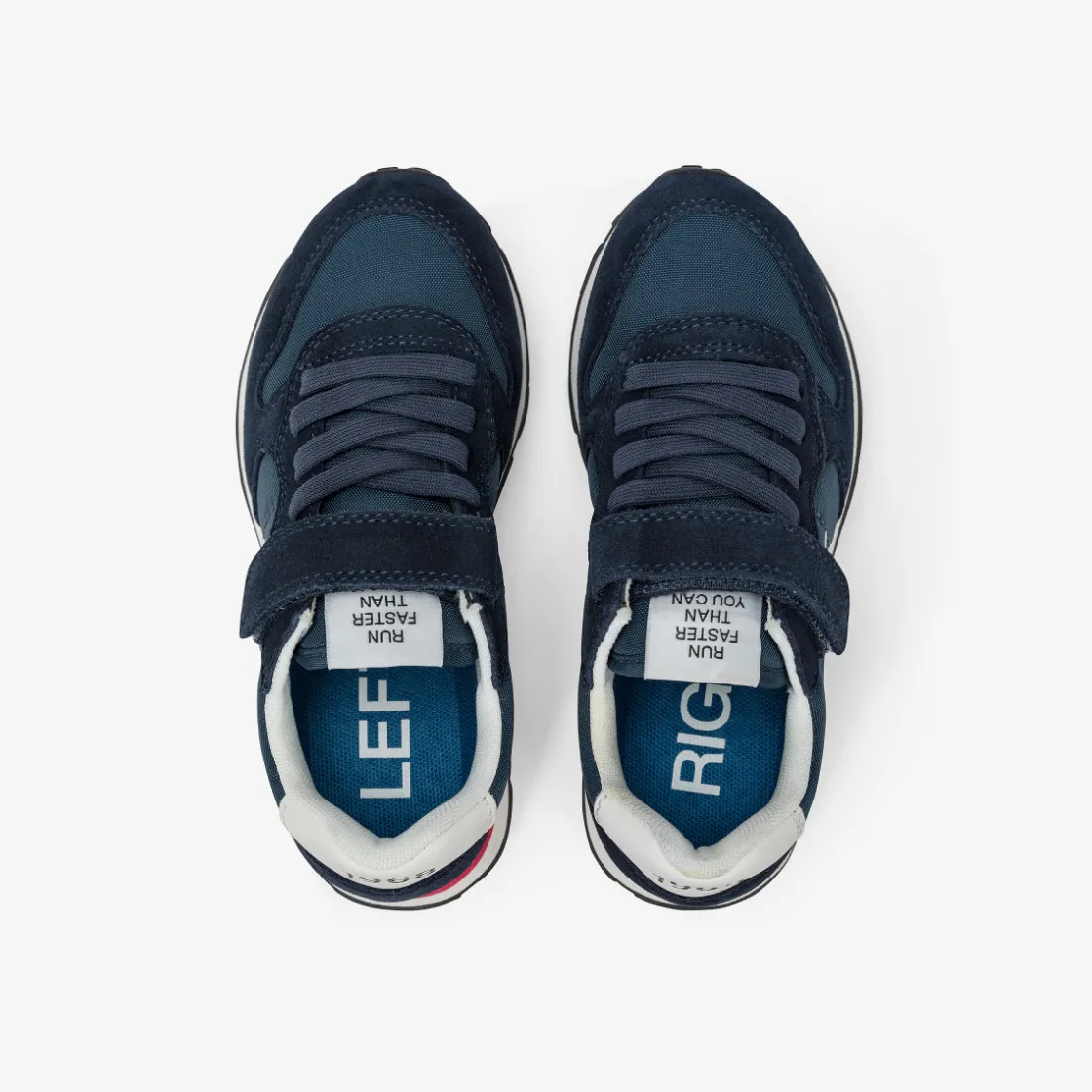 Clearance Sneaker Tom in nylon e suede blu navy Bambino Scarpe|Bambino