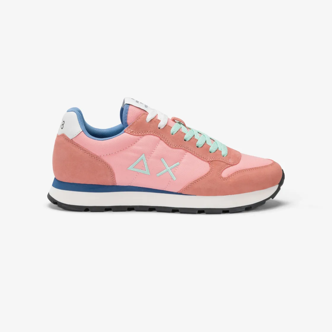 New Sneaker Tom in nylon e suede rosa fenicottero Uomo Scarpe|Uomo