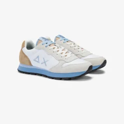 Best Sneaker Tom Multicolor in nylone e suede bianco Uomo Scarpe|Uomo