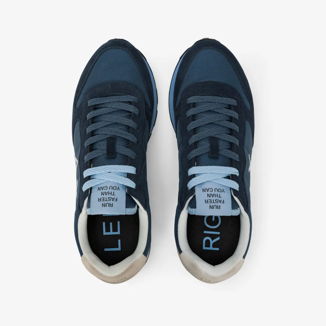 Online Sneaker Tom Multicolor in nylone e suede blu navy Uomo Scarpe|Uomo
