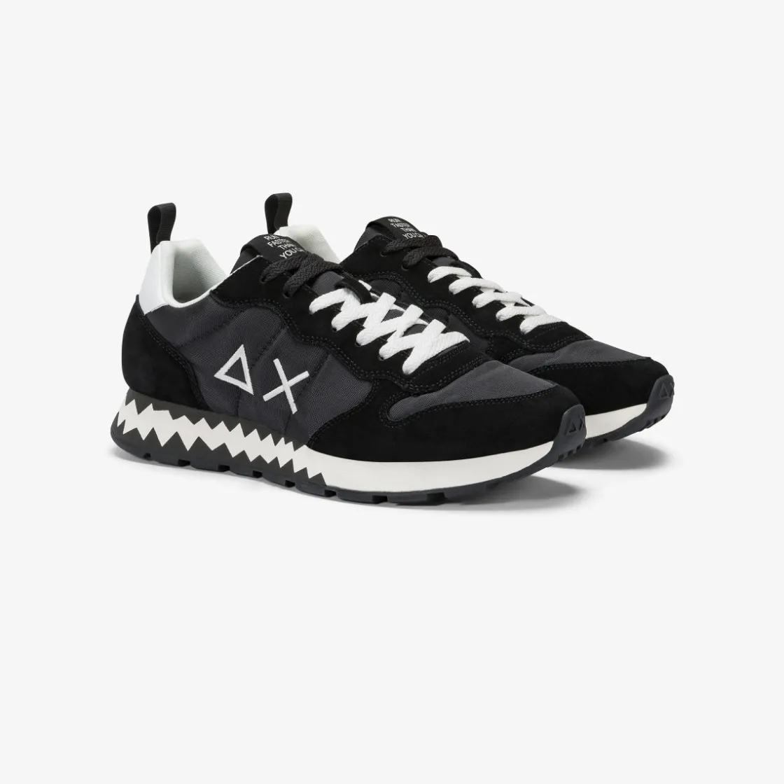 Outlet Sneaker Tom Snake in nylon e suede nero Uomo Scarpe|Uomo