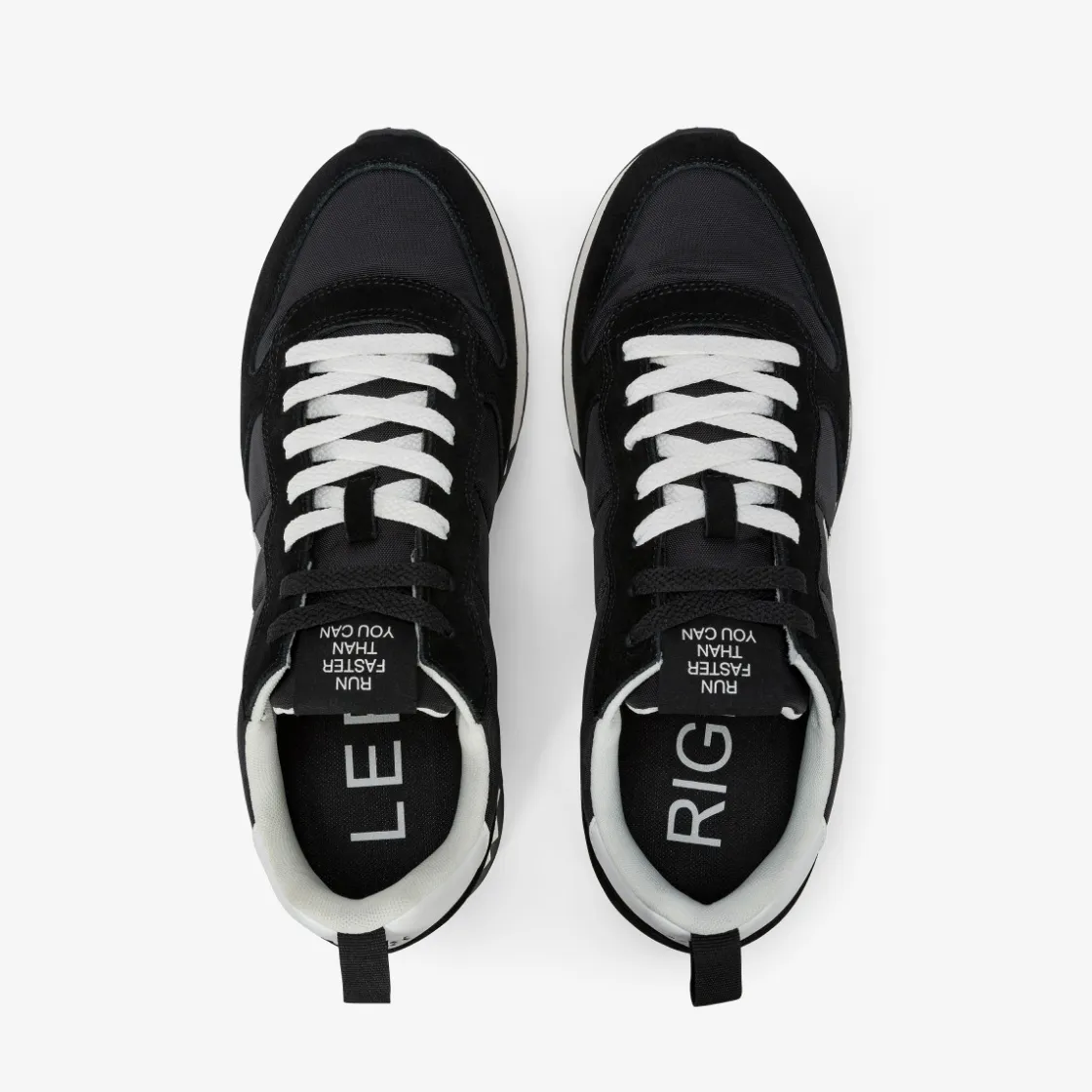 Outlet Sneaker Tom Snake in nylon e suede nero Uomo Scarpe|Uomo