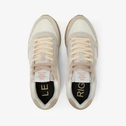 Fashion Sneaker Tom Vintage in nylon e suede bianco panna Uomo Scarpe|Uomo