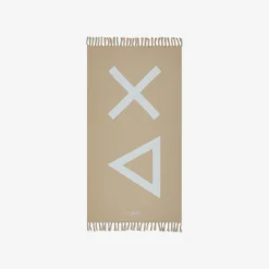 Best Telo mare in cotone sabbia con frange Donna Accessori|Accessori Donna