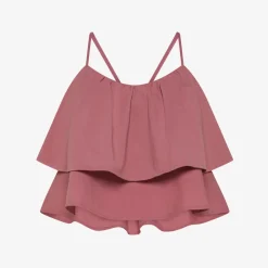 Fashion Top in cotone rosa scuro Donna T-Shirts