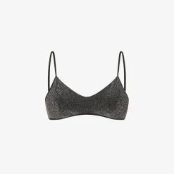 Online Top mare in lurex nero Donna Costumi Donna
