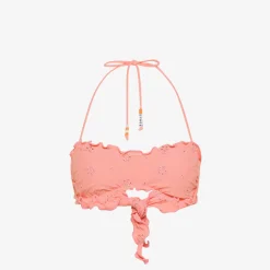 Best Top mare in nylon con ricamo rosa fenicottero Donna Costumi Donna