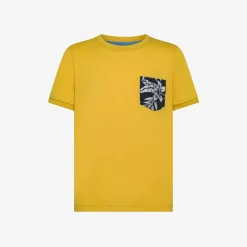 Hot T-shirt gialla con stampa floreale Bambino T-Shirts