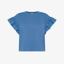 Sale T-shirt in cotone avio Donna T-Shirts