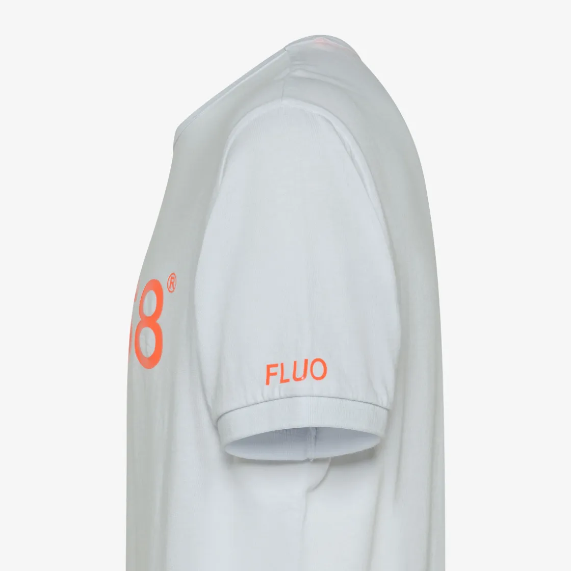 Online T-shirt in jersey di cotone bianco Uomo T-Shirts
