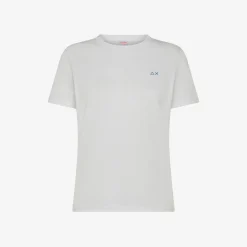 Outlet T-shirt in jersey di cotone bianco Donna T-Shirts