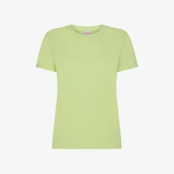 Outlet T-shirt in jersey di cotone giallo limone Donna T-Shirts