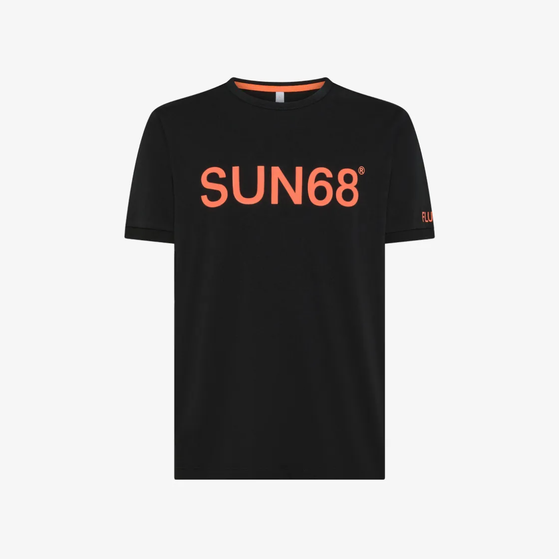 Outlet T-shirt in jersey di cotone nero Uomo T-Shirts