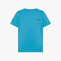 Online T-shirt in jersey di cotone turchese Bambino T-Shirts|Beachwear Bimbo