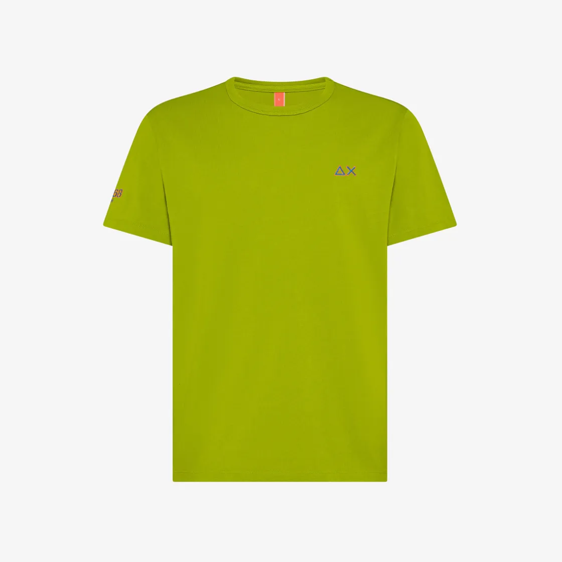 New T-shirt in jersey di cotone verde oliva Uomo T-Shirts|Beachwear Uomo
