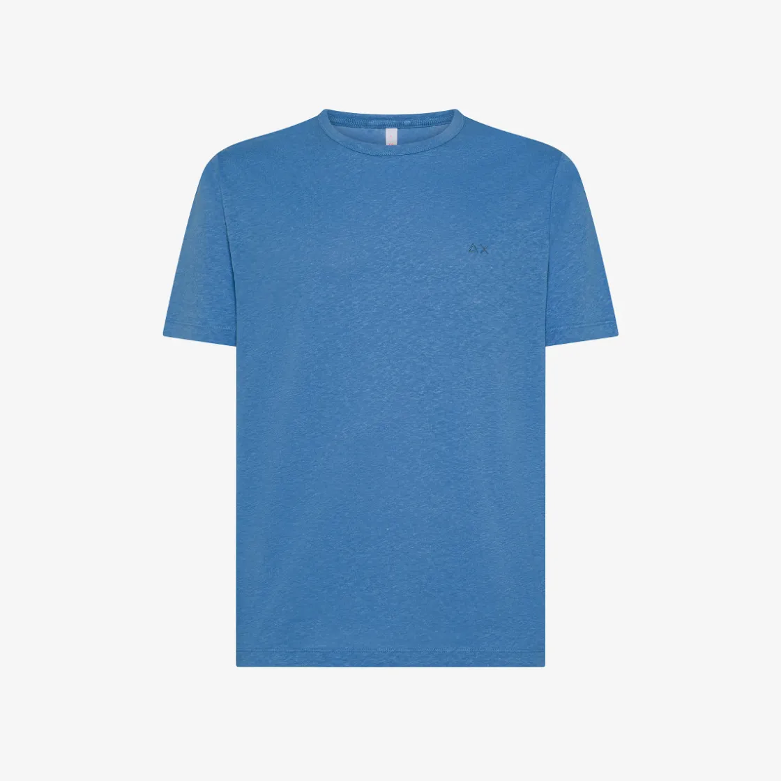 Best T-shirt in lino avio con logo ricamato Uomo T-Shirts