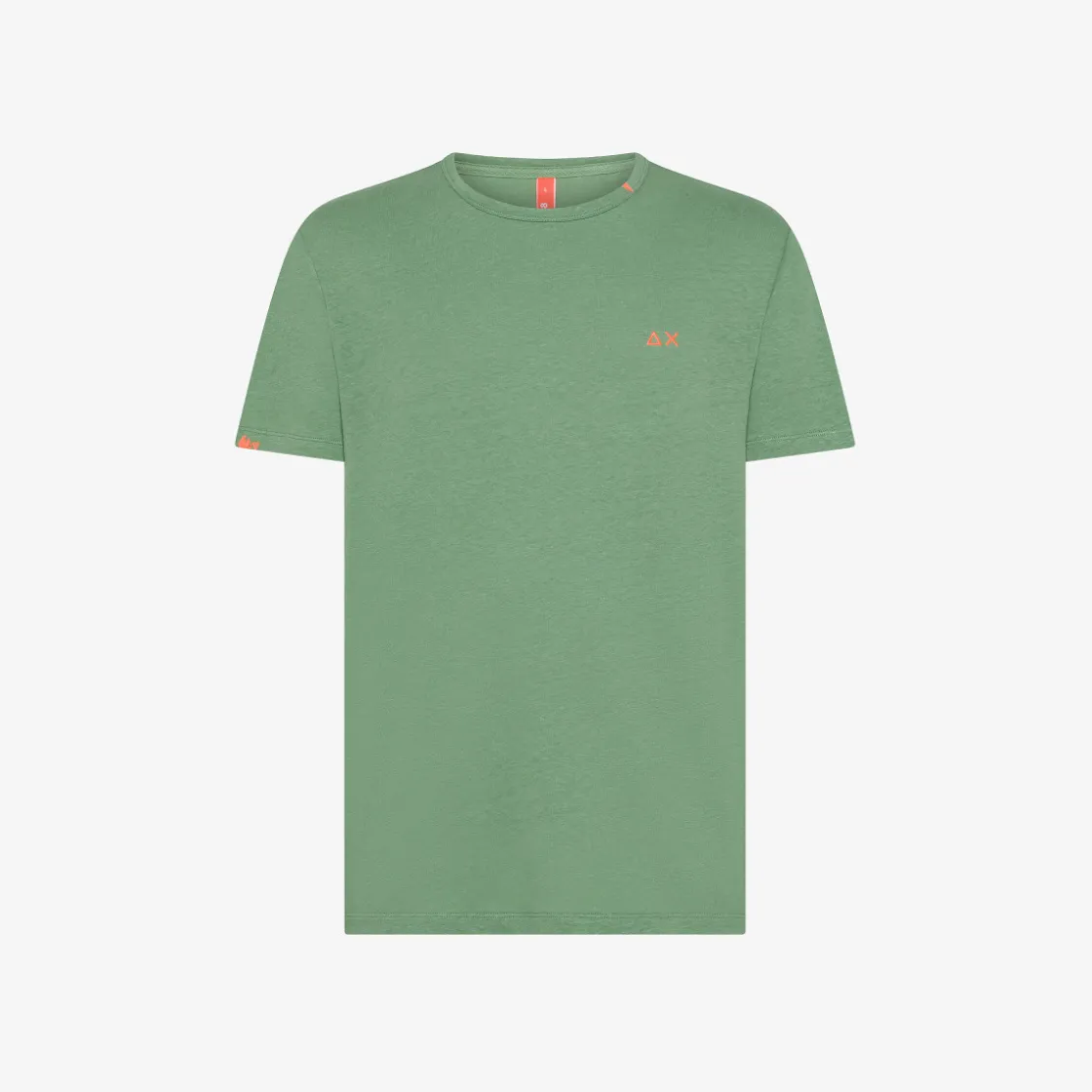 Online T-shirt in lino e cotone verde salvia Uomo Beachwear Uomo