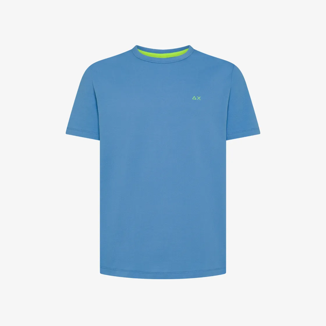Clearance T-shirt in piquet di cotone avio Uomo T-Shirts