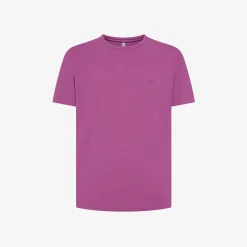 Clearance T-shirt in piquet di cotone ciclamino Uomo T-Shirts