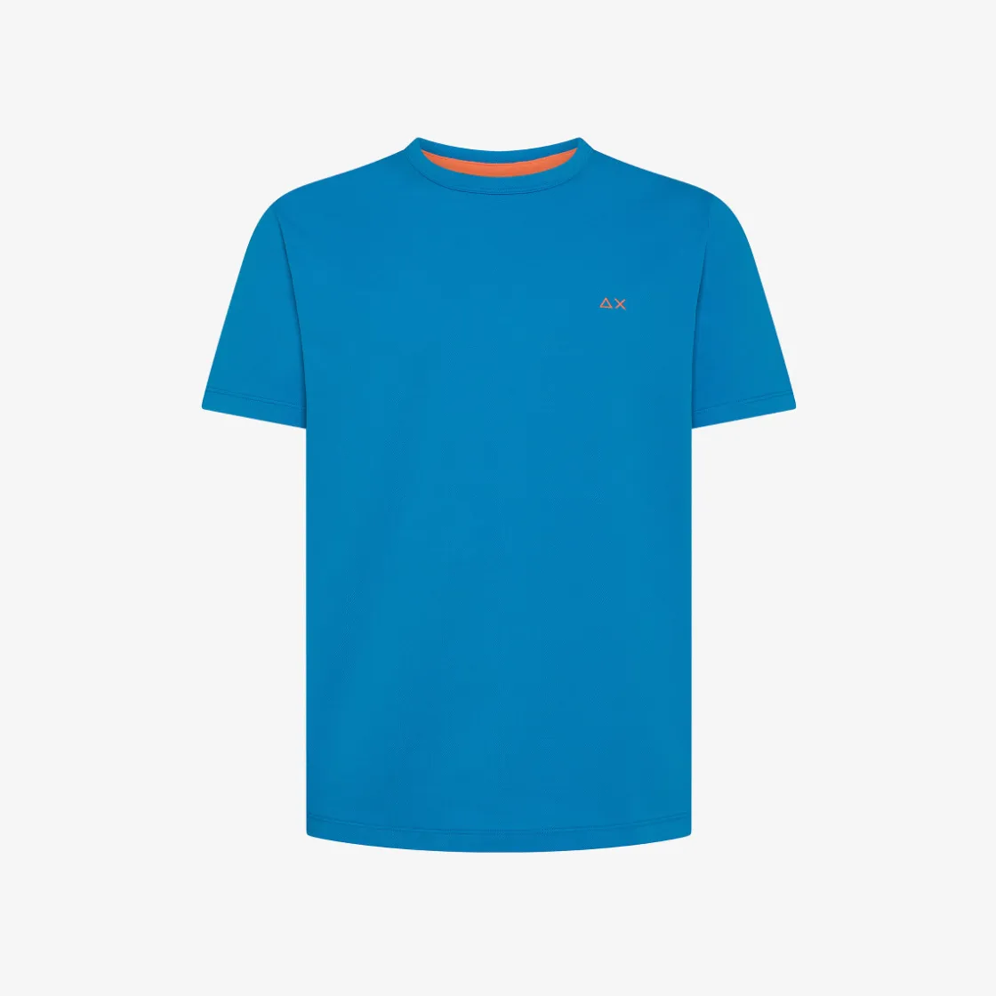 Hot T-shirt in piquet di cotone ottanio chiaro Uomo T-Shirts
